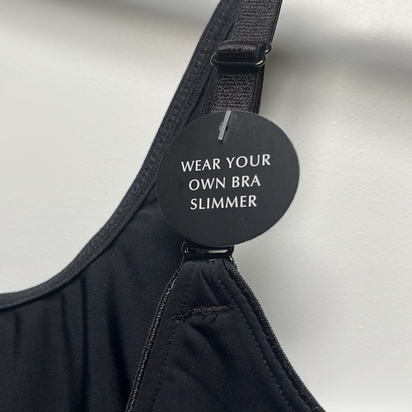 Black Slimming Wear Your Own Bra Slip [BNWT] - Picture 3 of 4
